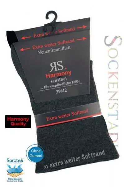 Socken ohne Gummi RS Harmony Sensibel Socken ohne Gummi RS Harmony Sensibel